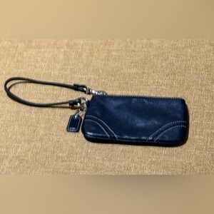 Coach Leather Wristlet
